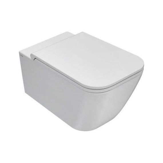 Унитаз подвесной безободковый Globo Stone 52х36 см STS05.BI, Цвет производителя: белый - фото 