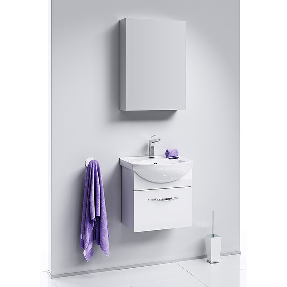 Тумба подвесная с раковиной Aqwella Аллегро 50 см Agr.01.05/1 - фото 4