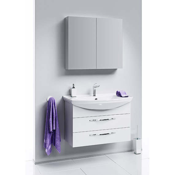 Тумба подвесная с раковиной Aqwella Аллегро 75 см Agr.01.07/2 - фото 4