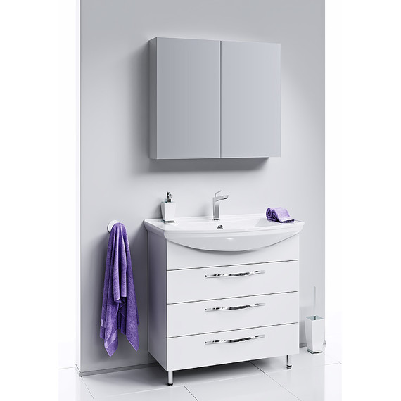 Тумба напольная с раковиной Aqwella Аллегро 85 см Agr.01.08/3 - фото 4