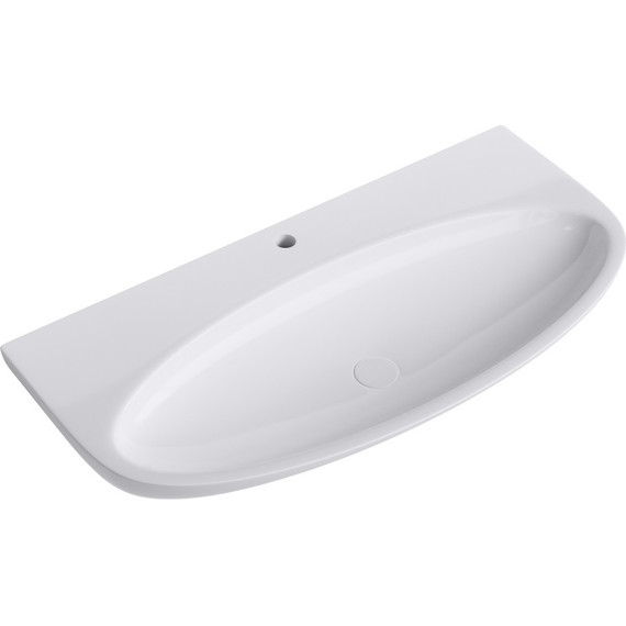 Тумба подвесная с раковиной Aqwella Genesis 120 см GEN0112W, Цвет фасада: белый - фото 5