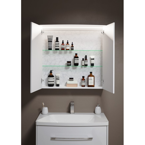 Зеркало-шкаф Aqwella Neringa 80 см NER0408 - фото 4