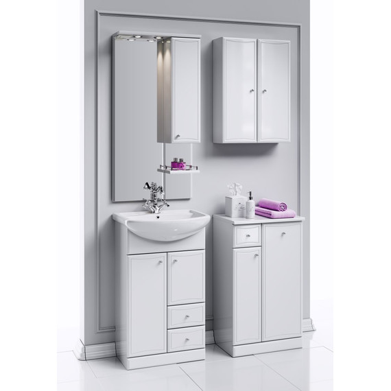 Шкаф подвесной Aqwella Барселона 50 см Ва.04.03 - фото 2