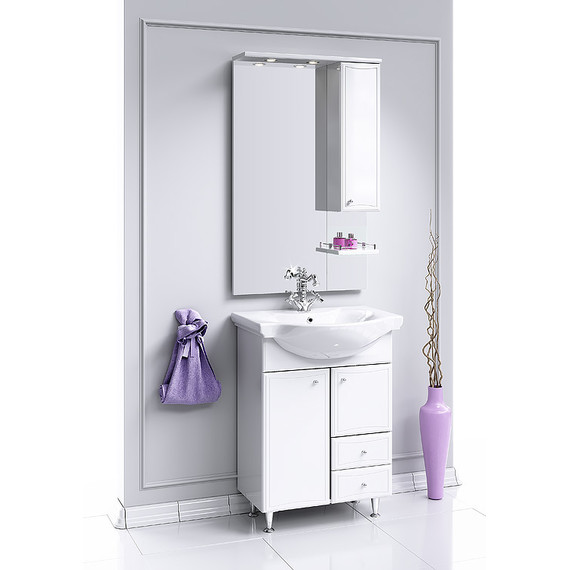 Тумба напольная с раковиной Aqwella Барселона 65 см BA0106K, б/к - фото, картинка 4 Тумба напольная с раковиной Aqwella Барселона 65 см BA0106K, б/к - фото 4