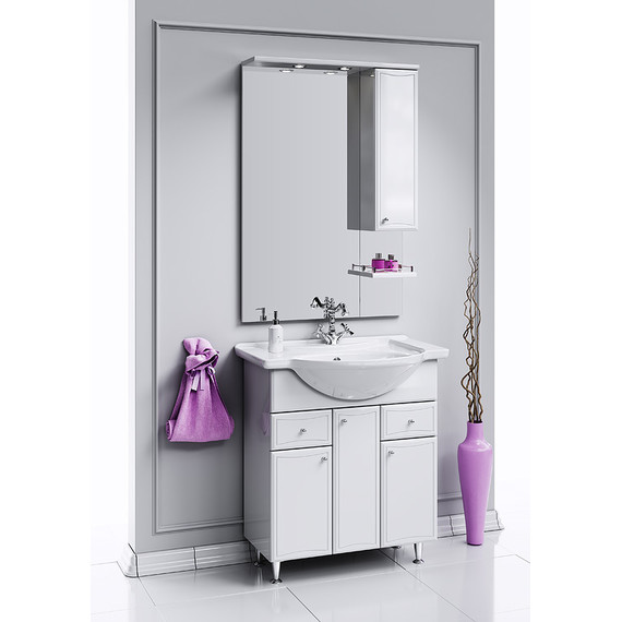 Тумба напольная с раковиной Aqwella Барселона 75 см BA0107K, б/к - фото, картинка 4 Тумба напольная с раковиной Aqwella Барселона 75 см BA0107K, б/к - фото 4