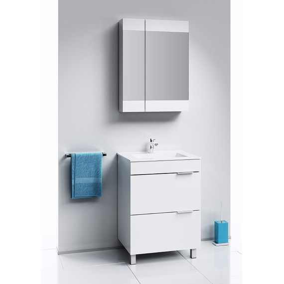 Тумба напольная с раковиной Aqwella Бриг 60 см Br.01.06/2/W - фото 4