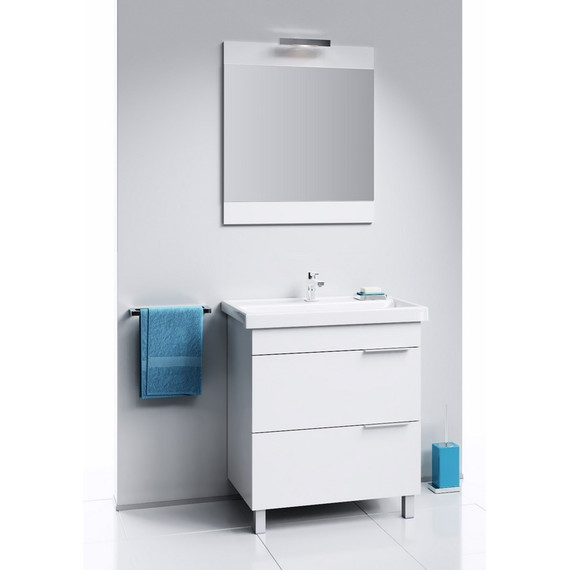 Тумба напольная с раковиной Aqwella Бриг 75 см Br.01.07/2/W - фото 2