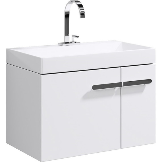 Тумба подвесная с раковиной Aqwella Европа 70 см Eu.01.07 - фото 