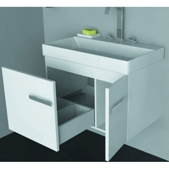 Тумба подвесная с раковиной Aqwella Европа 70 см Eu.01.07 - фото 4