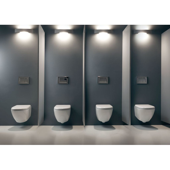 Унитаз подвесной безободковый Kerasan Aquatech 371401 - фото, картинка 5 Унитаз подвесной безободковый Kerasan Aquatech 371401 - фото 5