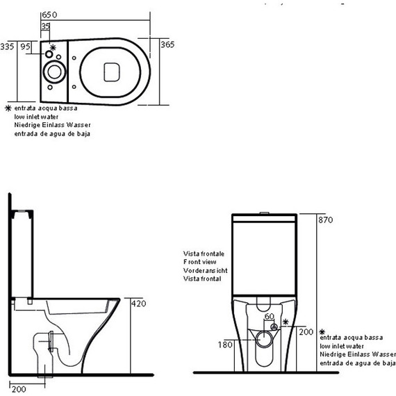 Унитаз-компакт Kerasan Aquatech 371701 - фото, картинка 6 Унитаз-компакт Kerasan Aquatech 371701 - фото 6
