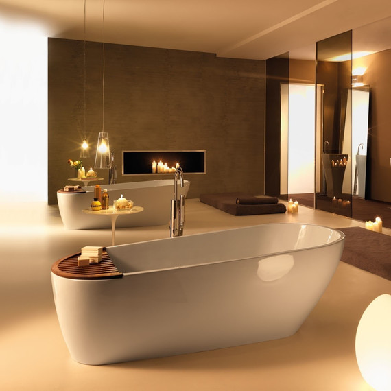 Ванна отдельностоящая Kerasan Aquatech 170х70 см 375001 - фото 8