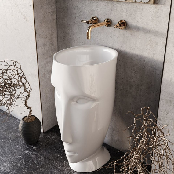 Раковина отдельностоящая Kerasan Artwork Moloco 50 см 474001 - фото, картинка 2 Раковина отдельностоящая Kerasan Artwork Moloco 50 см 474001 - фото 2