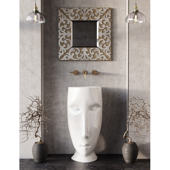 Раковина отдельностоящая Kerasan Artwork Moloco 50 см 474001 - фото, картинка 5 Раковина отдельностоящая Kerasan Artwork Moloco 50 см 474001 - фото 5