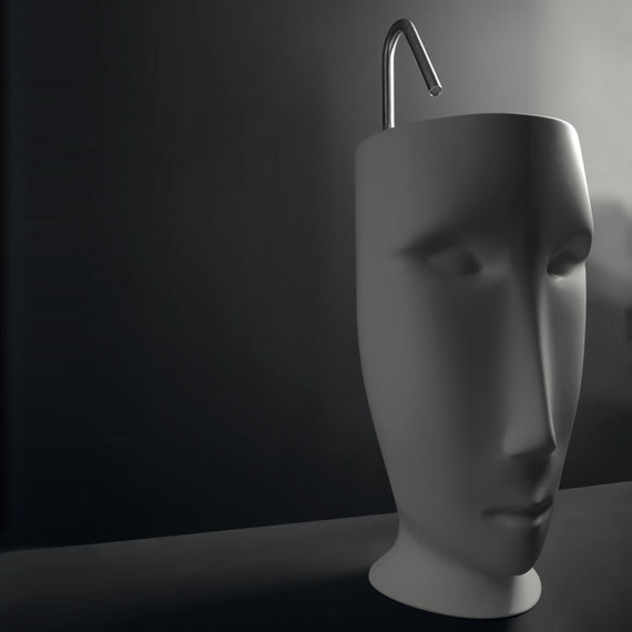 Раковина отдельностоящая Kerasan Artwork Moloco 50 см 474001 - фото, картинка 9 Раковина отдельностоящая Kerasan Artwork Moloco 50 см 474001 - фото 9