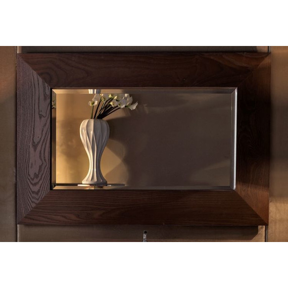 Зеркало Kerasan Bentley 120 см 918147 Frassino scuro, темный ясень - фото 2