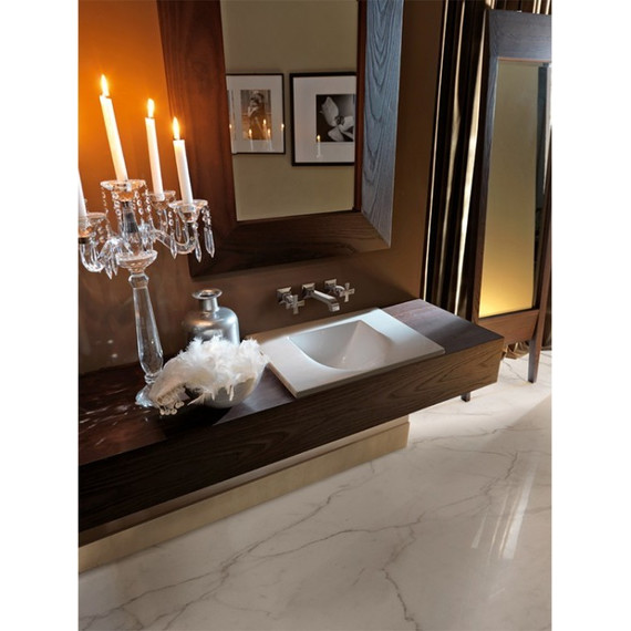 Зеркало Kerasan Bentley 120 см 918147 Frassino scuro, темный ясень - фото 6