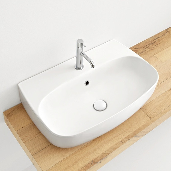 Раковина подвесная Kerasan Nolita 50 см 534001*1 - фото, картинка 2 Раковина подвесная Kerasan Nolita 50 см 534001*1 - фото 2