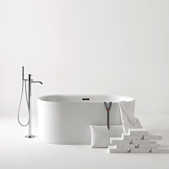 Ванна отдельностоящая Kerasan Nolita 145х80 см 535001 - фото 4