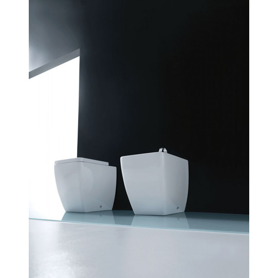 Унитаз приставной Kerasan Ego 321601, глубина 530 - фото 3