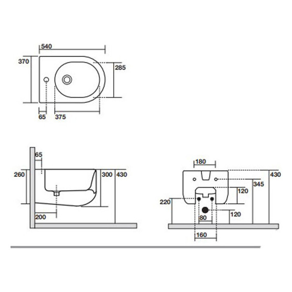 Биде подвесное Kerasan Flo 312301*1 - фото 8