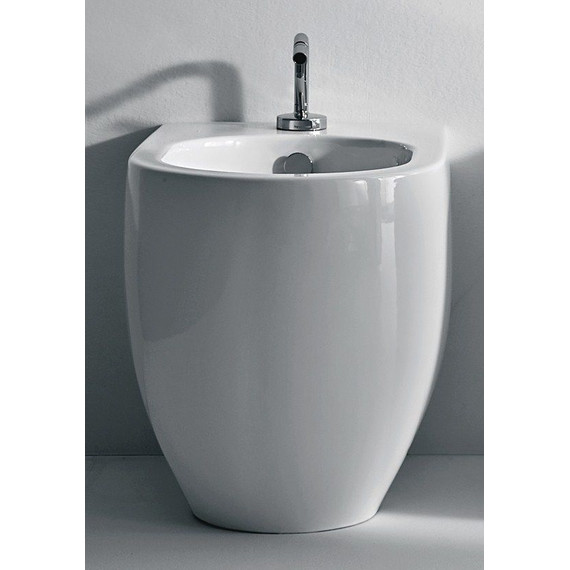 Биде напольное Kerasan Flo 312001*1, глубина 520 мм - фото 3