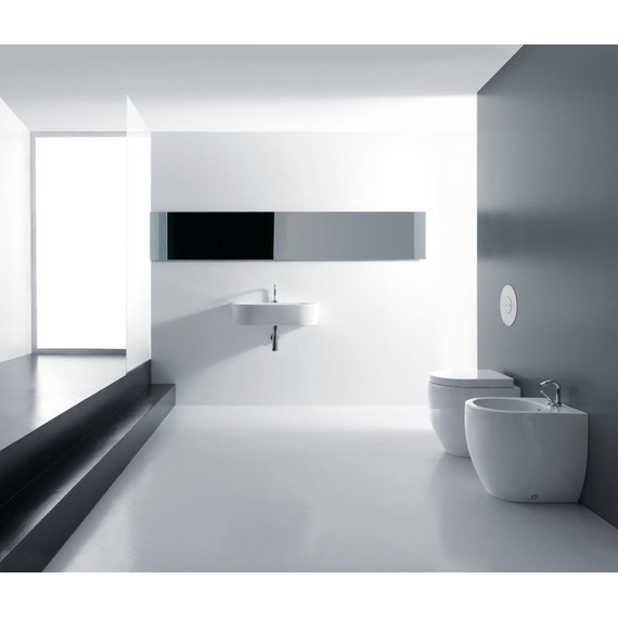 Биде напольное Kerasan Flo 312101*1, глубина 480 мм - фото 5