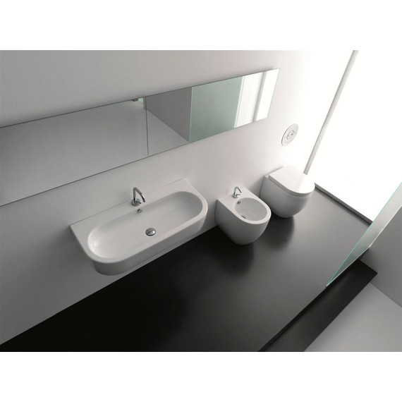 Биде напольное Kerasan Flo 312201*1, глубина 560 мм - фото 6