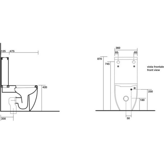 Унитаз-компакт Kerasan Flo 311701 - фото 7
