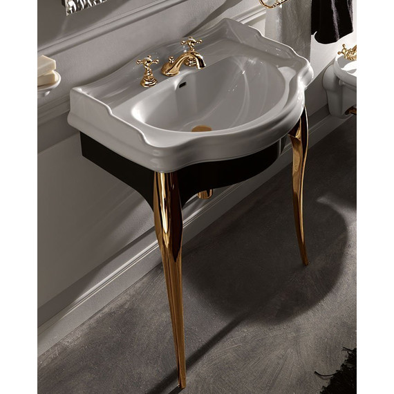 Раковина с консолью Kerasan Retro 75 см 104701*1 - фото, картинка 4 Раковина с консолью Kerasan Retro 75 см 104701*1 - фото 4