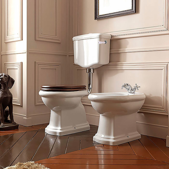 Унитаз-компакт слив горизонтальный Kerasan Retro 101101 - фото 3