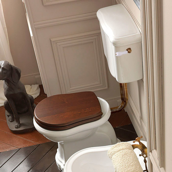 Унитаз-компакт слив горизонтальный Kerasan Retro 101101 - фото 5