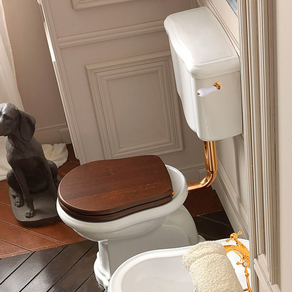 Унитаз-компакт слив горизонтальный Kerasan Retro 101101 - фото 8