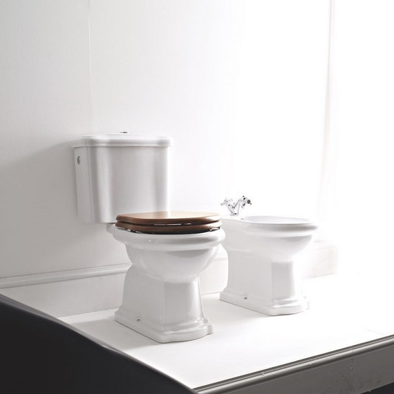 Унитаз-компакт слив горизонтальный Kerasan Retro (101301+108101+750990 Geberit+760390cr) - фото, картинка 4 Унитаз-компакт слив горизонтальный Kerasan Retro (101301+108101+750990 Geberit+760390cr) - фото 4