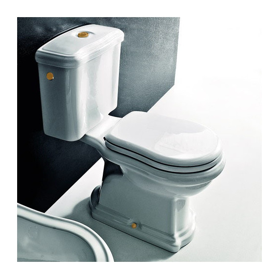 Унитаз-компакт слив горизонтальный Kerasan Retro (101301+108101+750990 Geberit+760390cr) - фото, картинка 6 Унитаз-компакт слив горизонтальный Kerasan Retro (101301+108101+750990 Geberit+760390cr) - фото 6