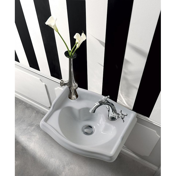 Раковина подвесная Kerasan Retro 40 см 103301*1 dx R - фото 2