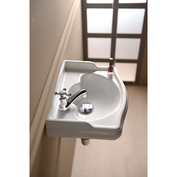 Раковина подвесная Kerasan Retro 40 см 103301*1 sx L - фото 3