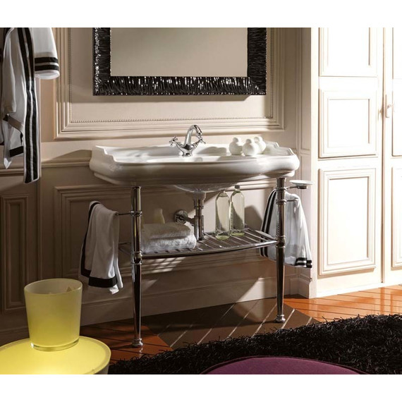 Раковина с консолью Kerasan Retro 100 см 105001*1 - фото, картинка 2 Раковина с консолью Kerasan Retro 100 см 105001*1 - фото 2