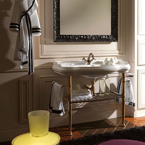 Раковина с консолью Kerasan Retro 100 см 105001*1 - фото, картинка 5 Раковина с консолью Kerasan Retro 100 см 105001*1 - фото 5