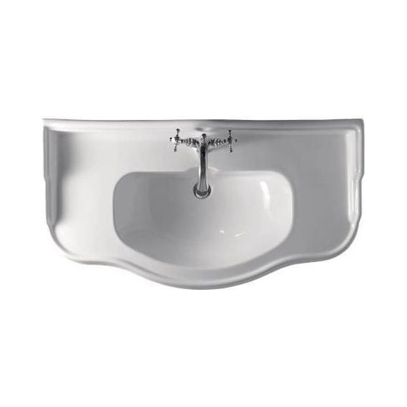 Раковина подвесная Kerasan Retro 100 см 105001*1 - фото, картинка 3 Раковина подвесная Kerasan Retro 100 см 105001*1 - фото 3