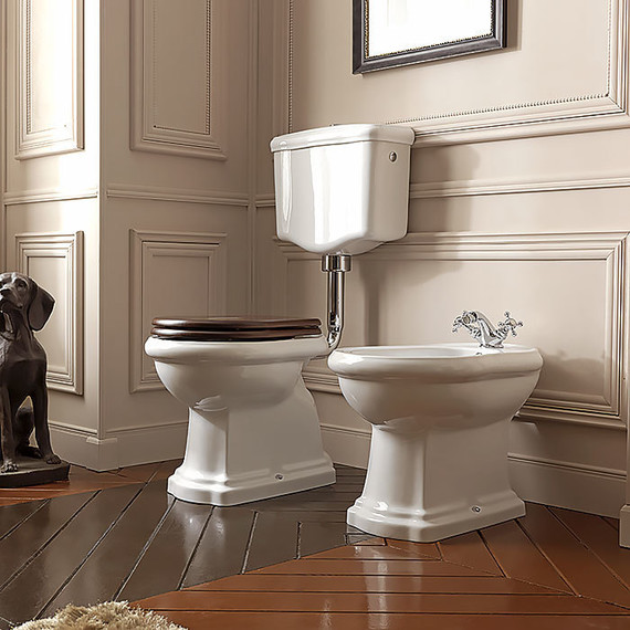 Биде напольное Kerasan Retro 102001*1 - фото, картинка 4 Биде напольное Kerasan Retro 102001*1 - фото 4