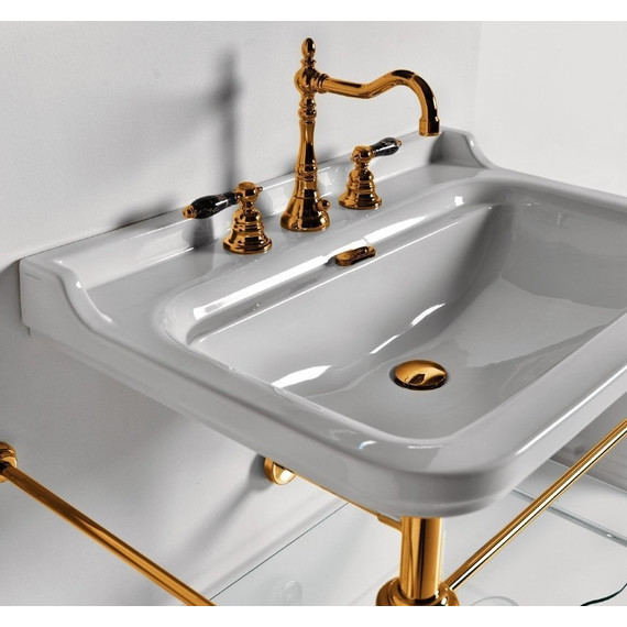 Раковина с консолью Kerasan Waldorf 80 см 4141K1bi/cr*1 - фото 5