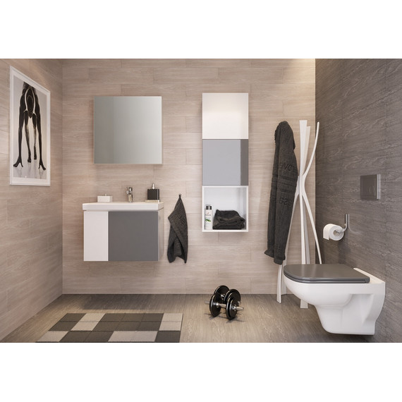 Раковина подвесная Cersanit Colour 50 см UM-COL50/1 - фото, картинка 3 Раковина подвесная Cersanit Colour 50 см UM-COL50/1 - фото 3