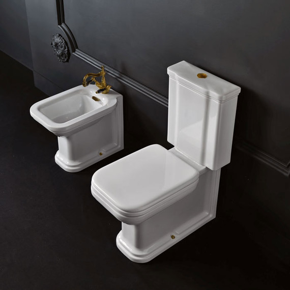 Унитаз-компакт Kerasan Waldorf (411701+418101+750990 Geberit+760390cr) - фото, картинка 7 Унитаз-компакт Kerasan Waldorf (411701+418101+750990 Geberit+760390cr) - фото 7