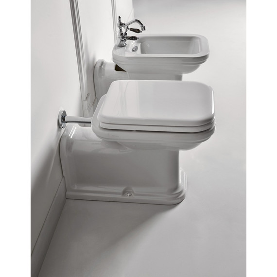 Биде напольное Kerasan Waldorf Prolungato 4120K1bi/cr*1 - фото 3