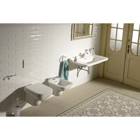 Раковина подвесная Kerasan Waldorf 100 см 4142K1bi/cr*1 - фото, картинка 2 Раковина подвесная Kerasan Waldorf 100 см 4142K1bi/cr*1 - фото 2