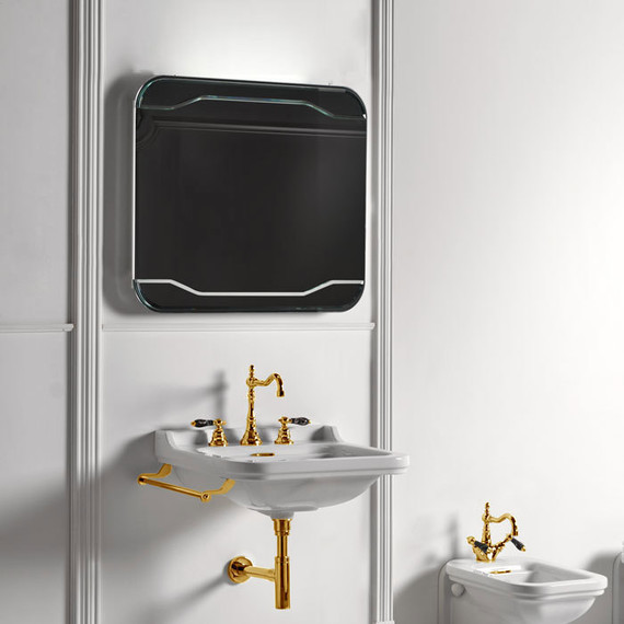 Раковина подвесная Kerasan Waldorf 80 см 4141K1bi/cr*1 - фото 3