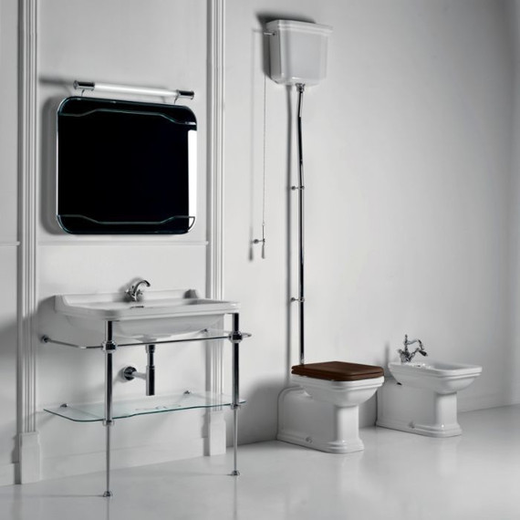 Раковина с консолью Kerasan Waldorf 100 см 4142K1bi/cr*1 - фото 7