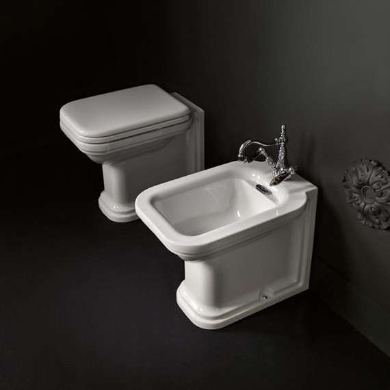 Биде напольное Kerasan Waldorf 4121K1bi/cr*1 - фото, картинка 4 Биде напольное Kerasan Waldorf 4121K1bi/cr*1 - фото 4