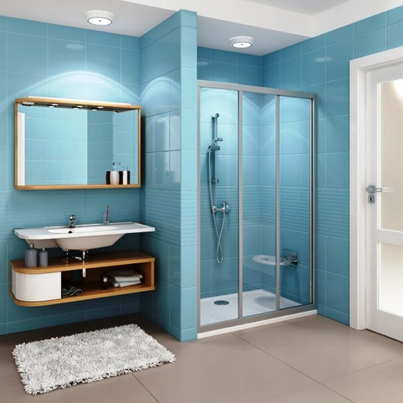 Душевая дверь Ravak Supernova ASDP3 80 см 00V40UR2Z1 сатин/прозрачное, Цвет стекла: прозрачное, Цвет профиля: белый, Размер - мм: 800 - фото 6